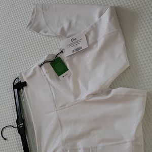 Zyia White Viper Pocket Light n Tight Hi-Rise Legging 7/8 length size 8-10